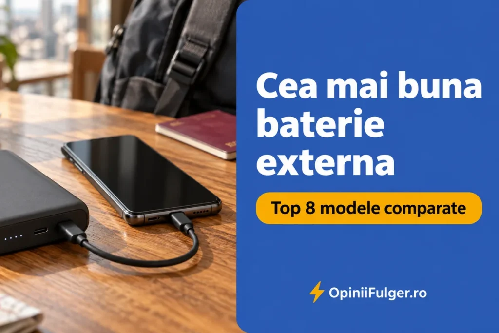 Cea mai buna baterie externa: top 8 modele comparate