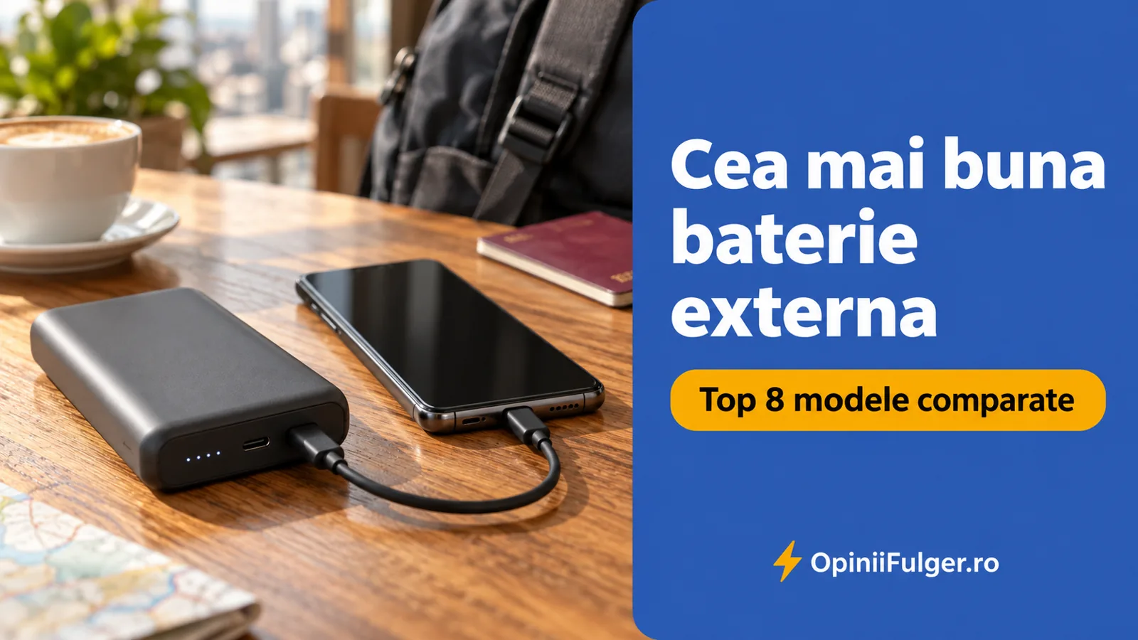 Cea mai buna baterie externa: top 8 modele comparate
