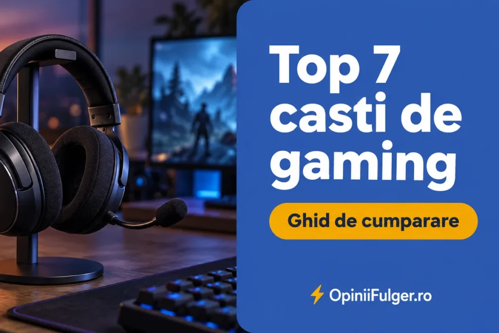 Cele mai bune casti de gaming: top 7 comparate