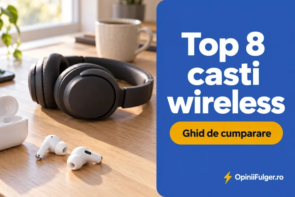 Cele mai bune casti wireless: top 8 comparate
