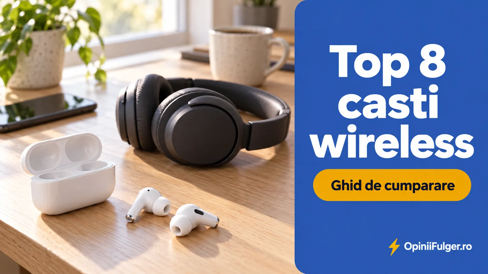 Cele mai bune casti wireless: top 8 comparate