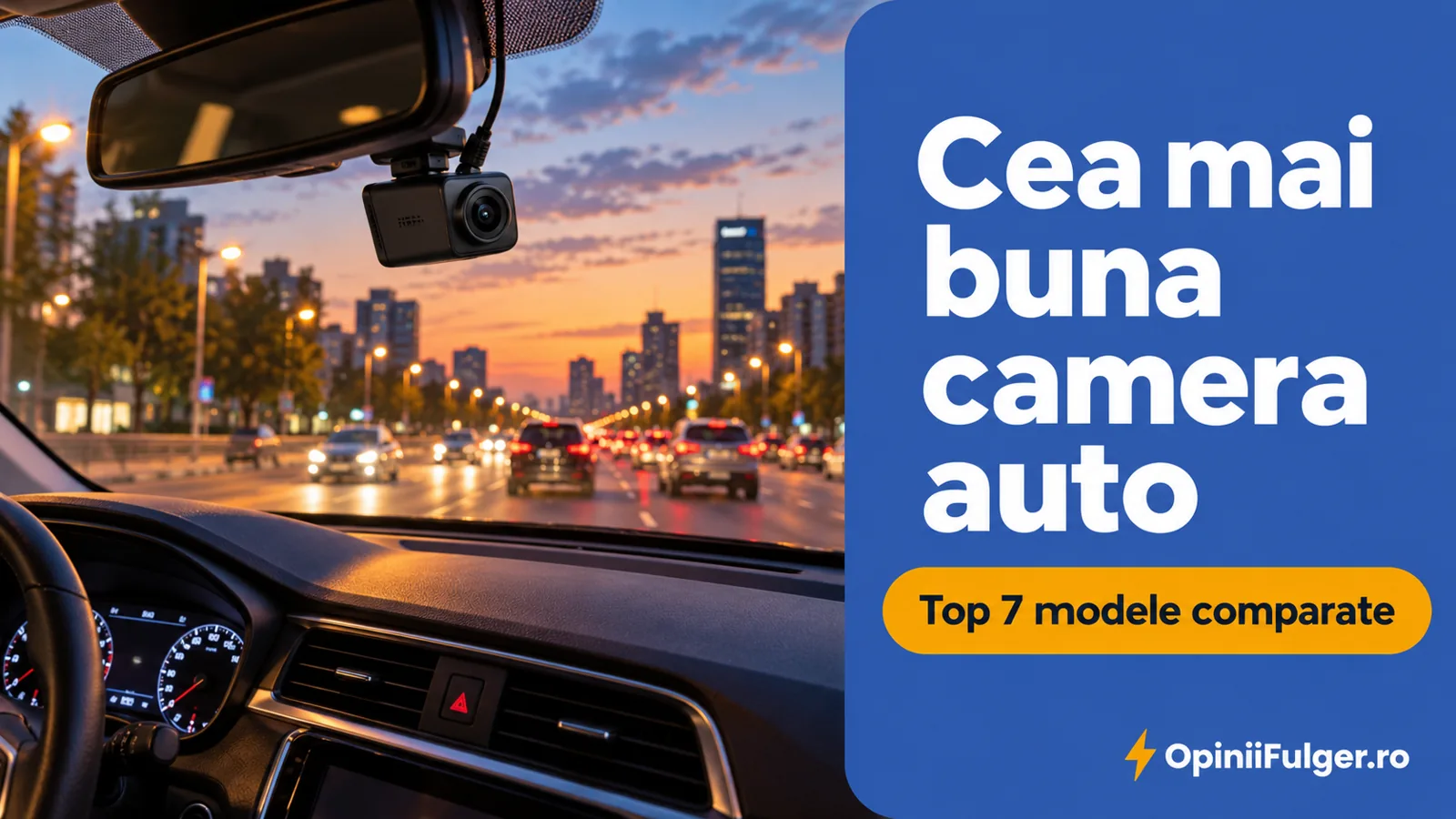 Cea mai buna camera auto - top 7 camere de bord comparate
