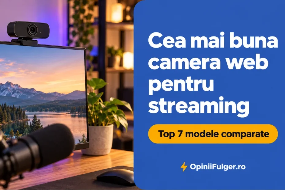 Cea mai buna camera web pentru streaming - top 7 modele comparate