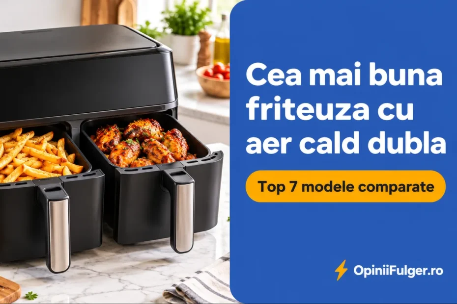 Cea mai buna friteuza cu aer cald dubla - top 7 modele comparate