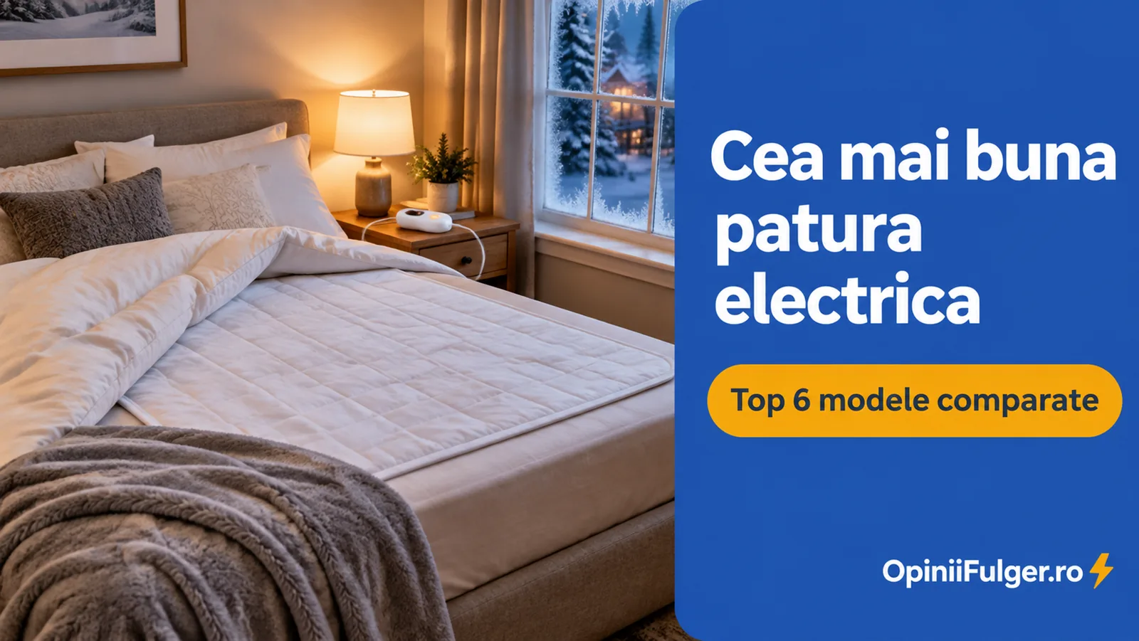 Cea mai buna patura electrica - top 6 modele comparate