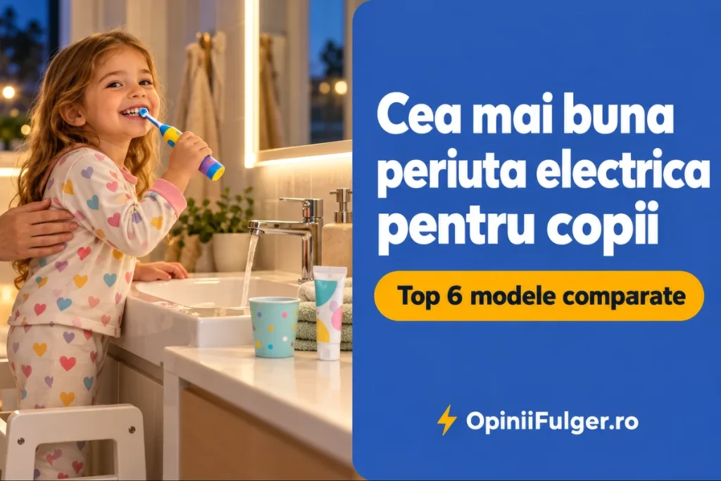 Cea mai buna periuta electrica pentru copii - top 6 modele comparate