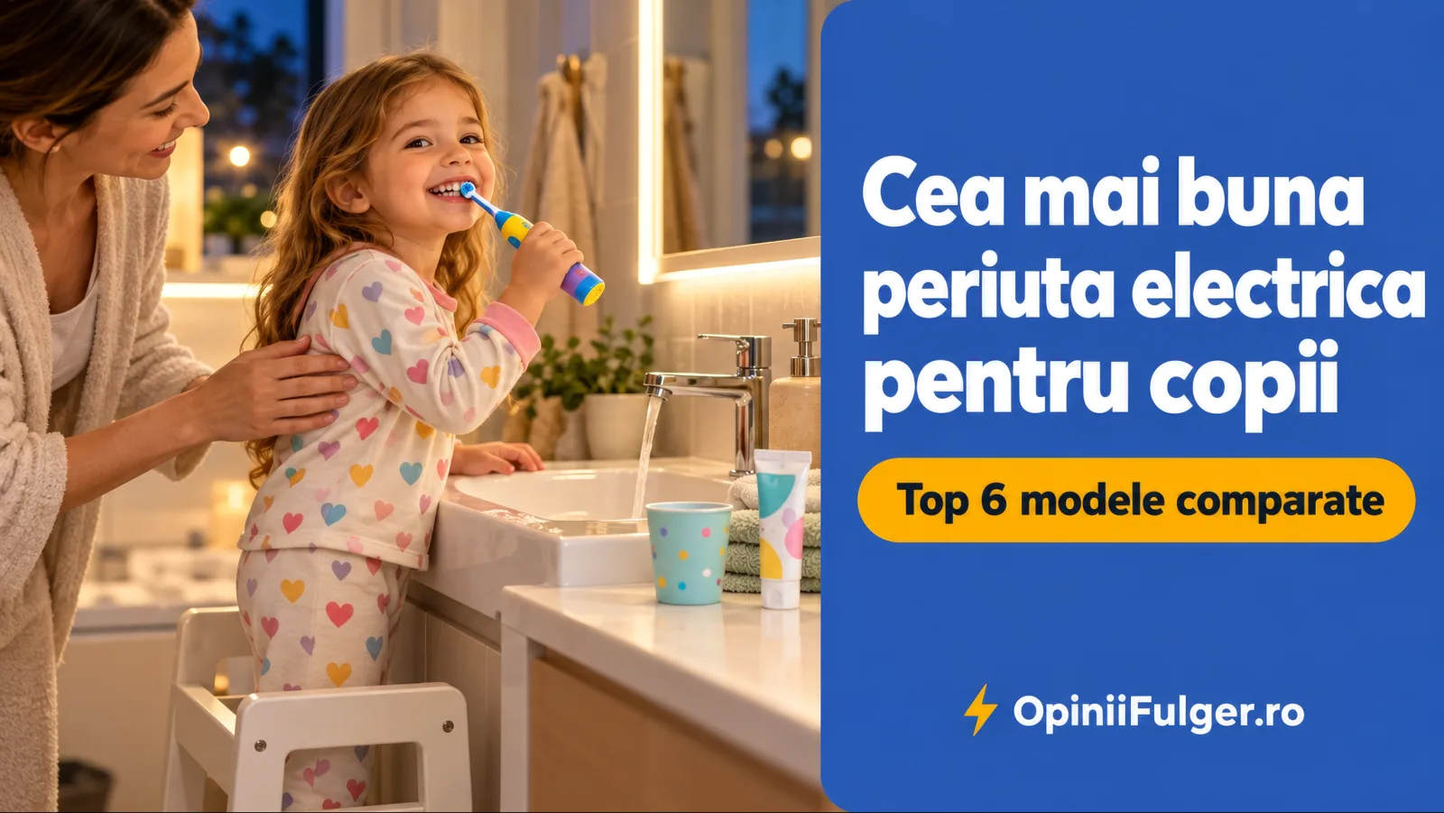 Cea mai buna periuta electrica pentru copii - top 6 modele comparate
