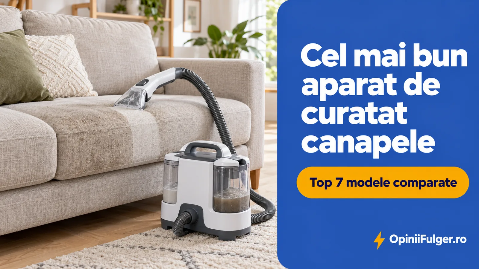 Cel mai bun aparat de curatat canapele - top 7 modele comparate
