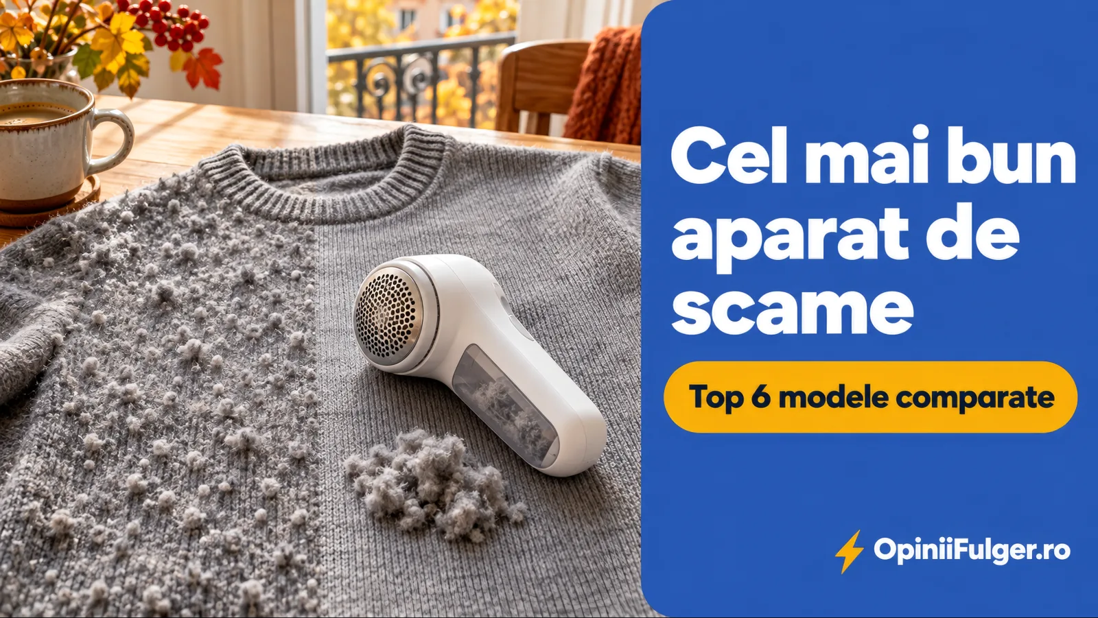 Cel mai bun aparat de scame - top 6 modele comparate
