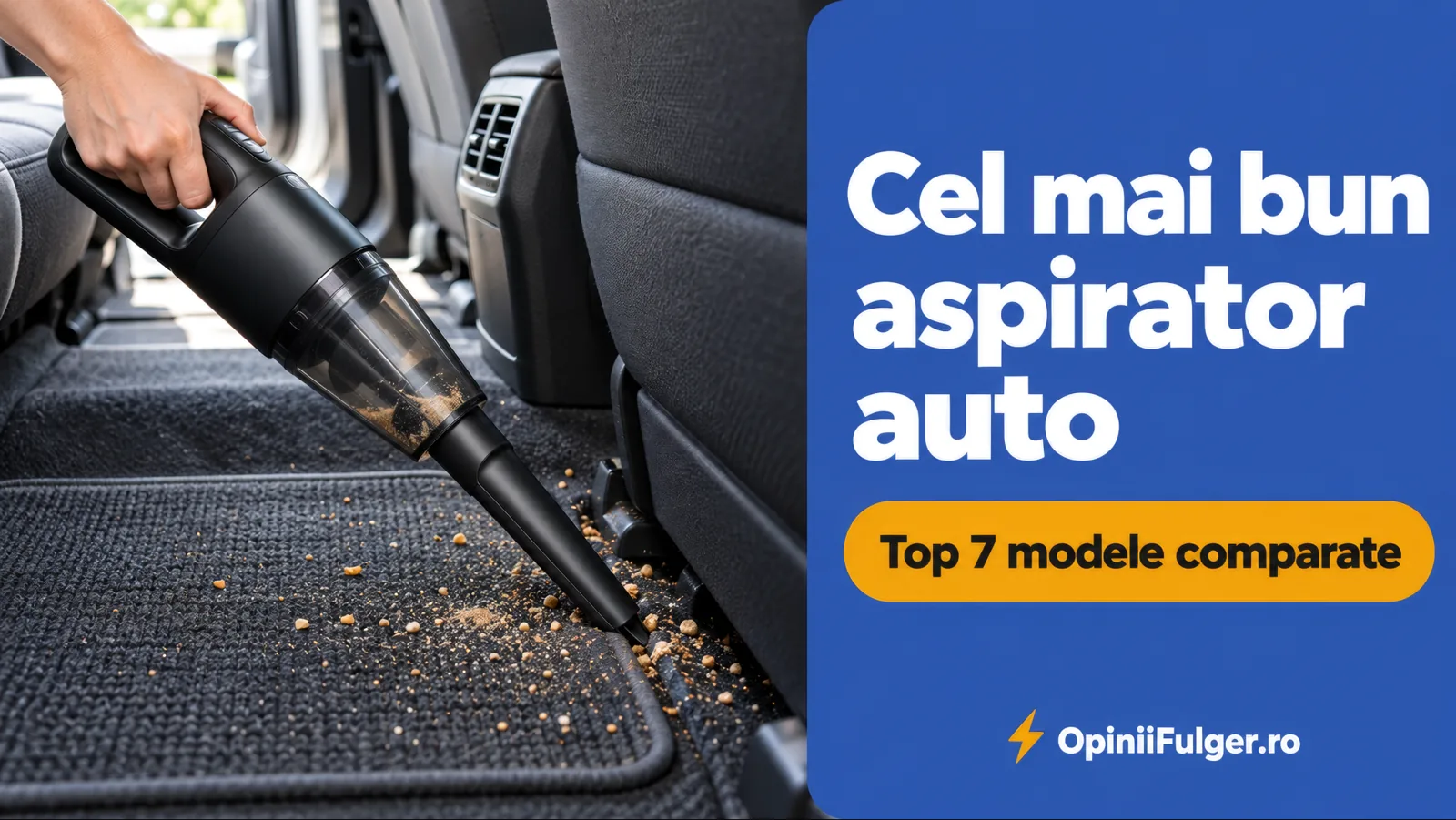 Cel mai bun aspirator auto - top 7 modele comparate