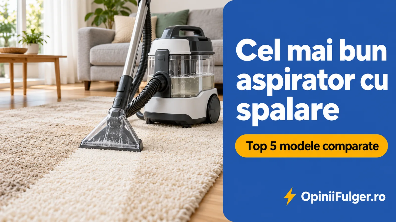Cel mai bun aspirator cu spalare - top 5 modele comparate