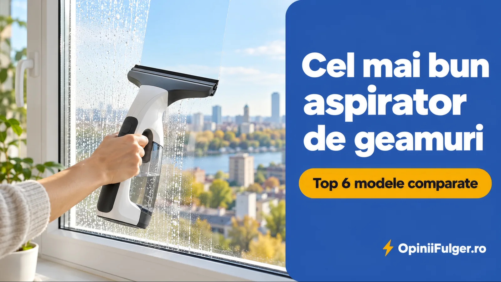 Cel mai bun aspirator de geamuri - top 6 modele comparate