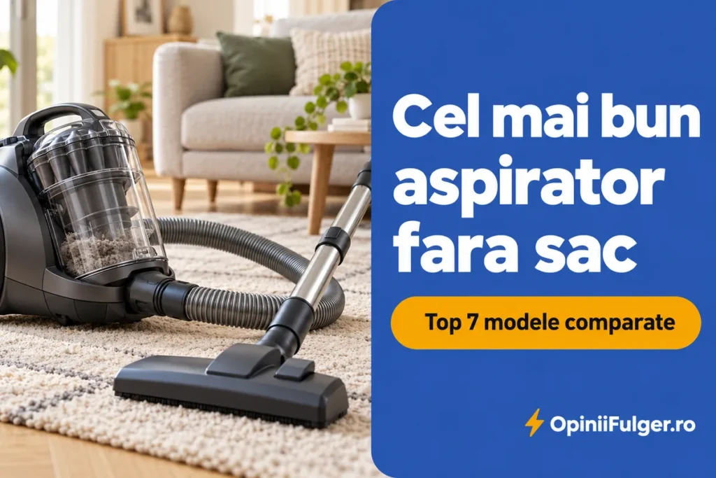 Cel mai bun aspirator fara sac - top 7 modele comparate