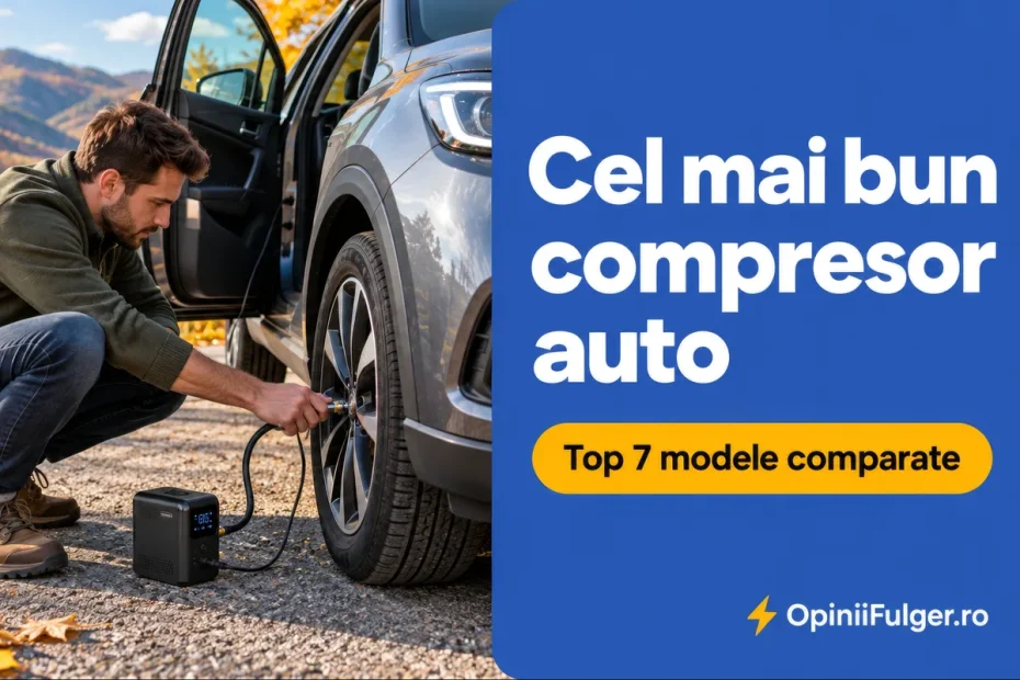 Cel mai bun compresor auto - top 7 modele comparate