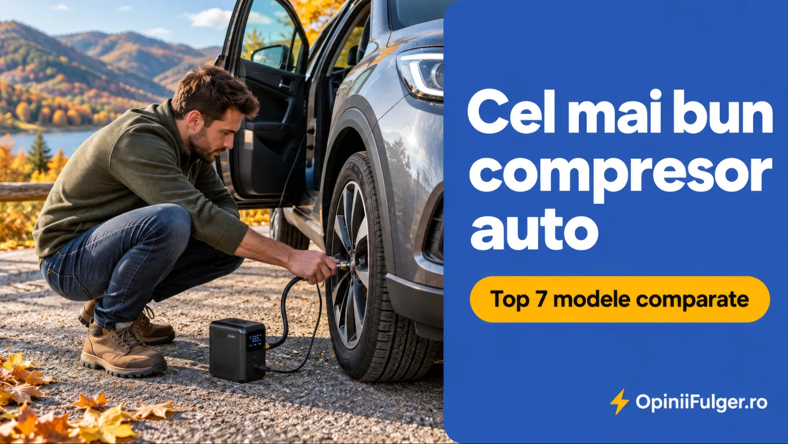 Cel mai bun compresor auto - top 7 modele comparate