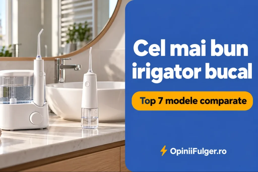 Cel mai bun irigator bucal - top 7 modele comparate