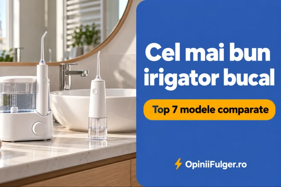 Cel mai bun irigator bucal - top 7 modele comparate