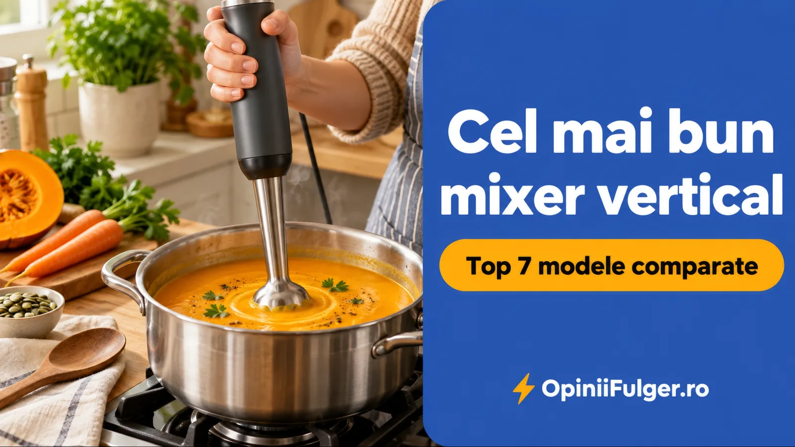 Cel mai bun mixer vertical - top 7 modele comparate
