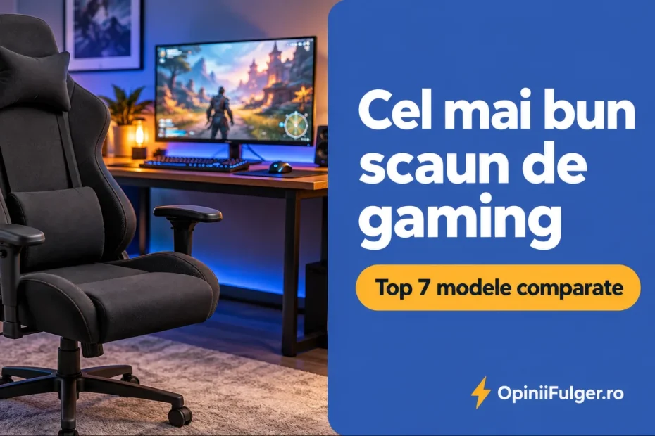 Cel mai bun scaun de gaming - top 7 modele comparate