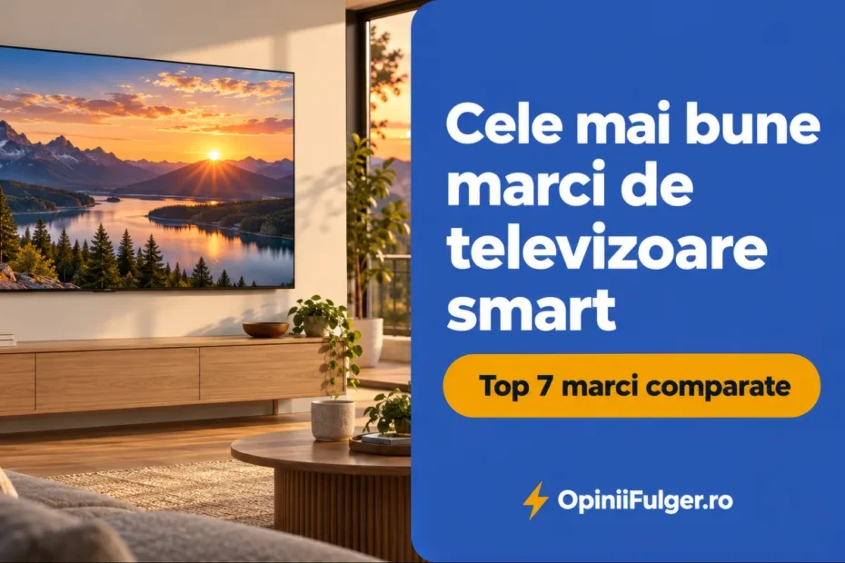 Cele mai bune marci de televizoare smart - top 7 marci comparate
