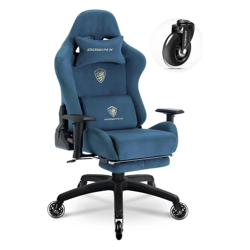 Scaun de gaming Dowinx cu masaj si suport de picioare