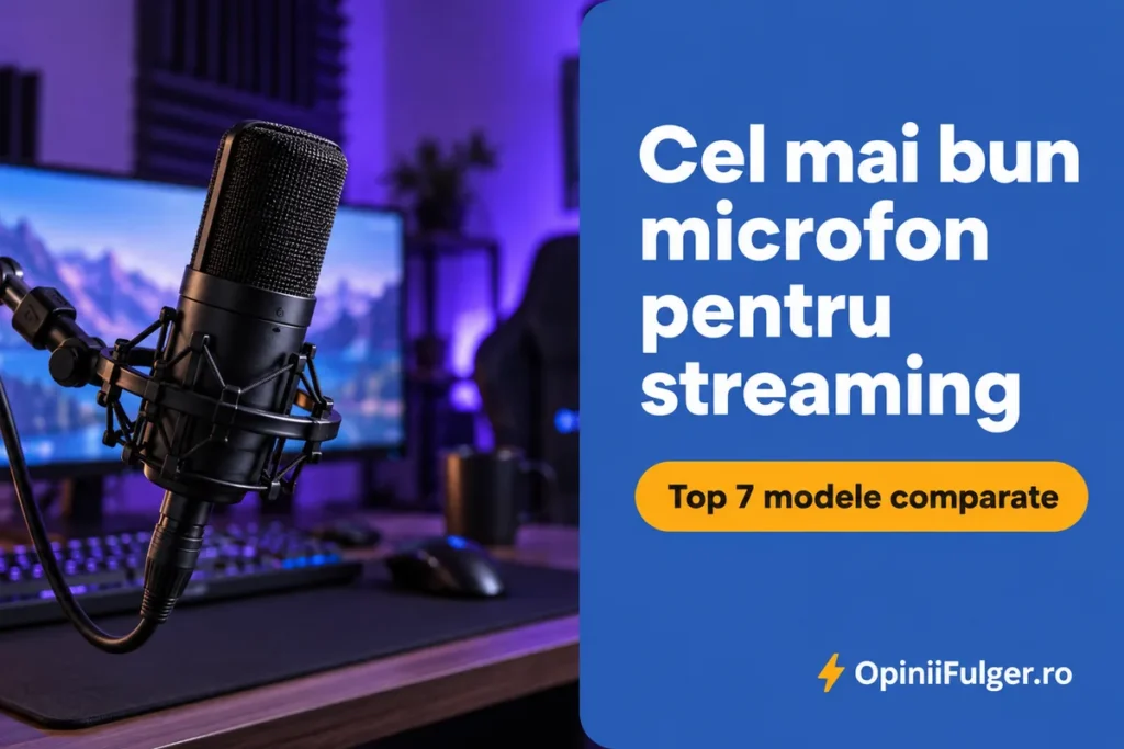 Cel mai bun microfon pentru streaming: top 7 modele comparate