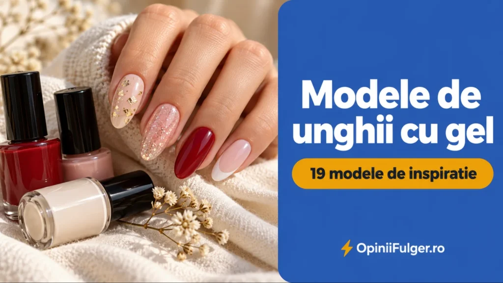Modele de unghii cu gel - 19 modele de inspiratie