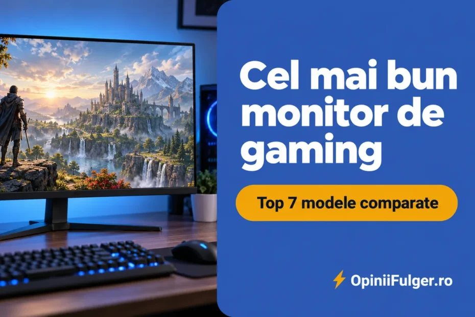 Cel mai bun monitor de gaming: top 7 modele comparate