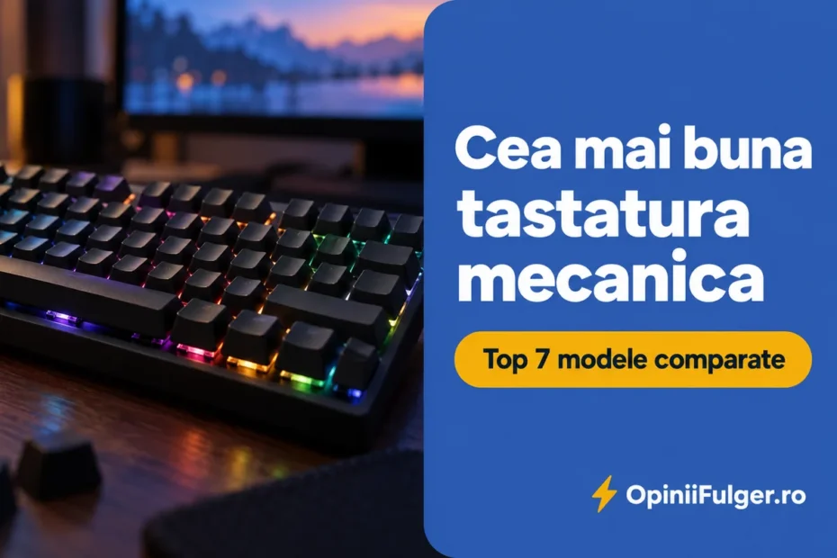 Cea mai buna tastatura mecanica: top 7 modele comparate