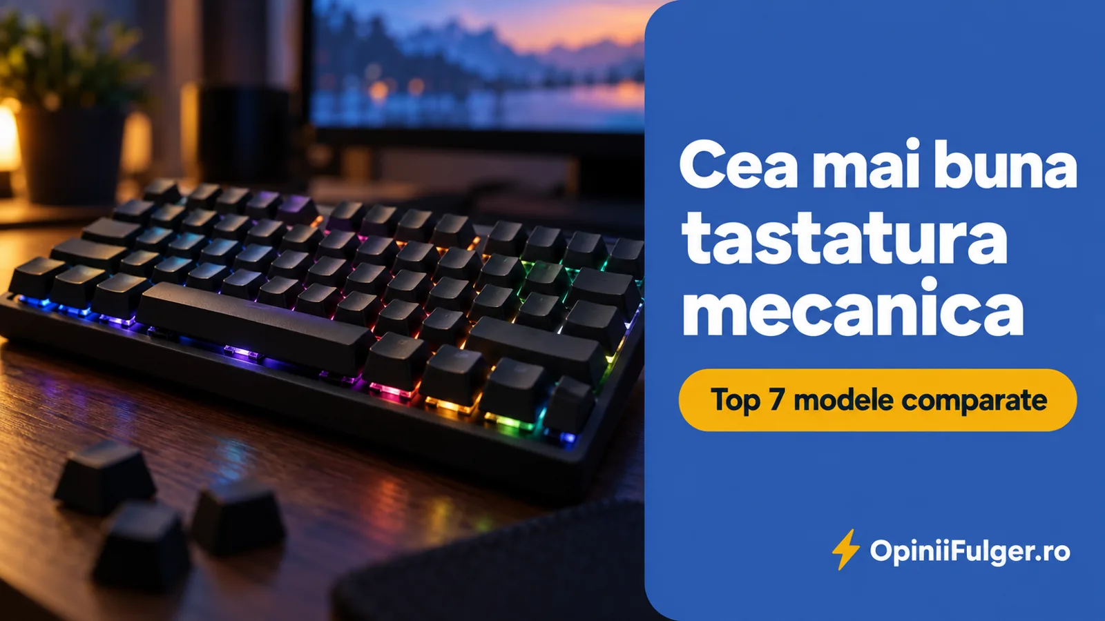 Cea mai buna tastatura mecanica: top 7 modele comparate